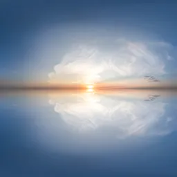 Infinite Real Sky - Cloudy Sunset