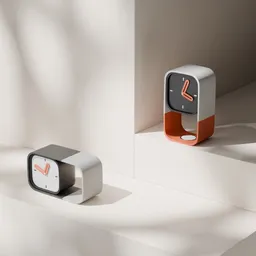 Minimal Clock Display Mockup