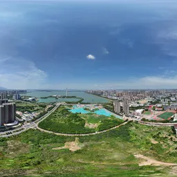 Highsky old building green grass