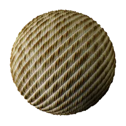 Dirty white rope, FREE 3D fabric materials