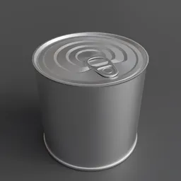 Round food can