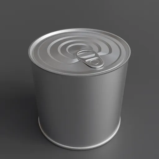 Round food can