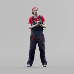 Car Mechanic Character