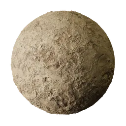 Dry Trampled Tan Mud