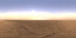 Foggy desert