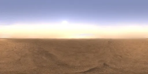 Foggy desert