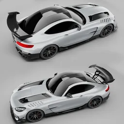 AMG GT Black Series 2021(Rigged)