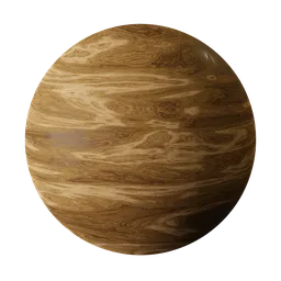 Seamless PBR wood texture for Blender 3D rendering, high-quality, realistic procedural surface material for 3D models.