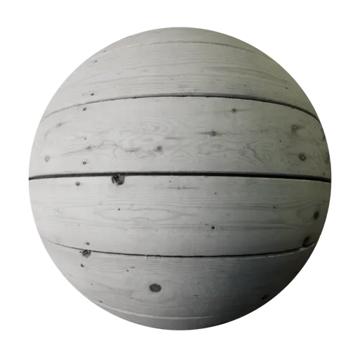 2K PBR silver wooden floor material with knots and detailed displacement texture for realistic rendering in Blender 3D.