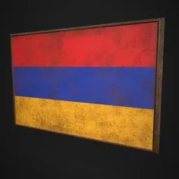 Armenia Flag Picture Frame