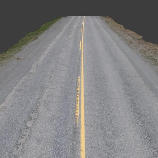 Rural Road Highway Photoscan