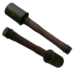 Old German hand grenade