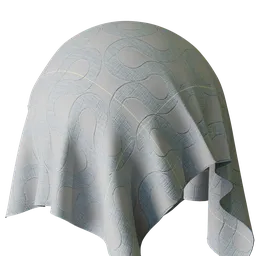 Graphical Blue Jacquard