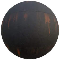Rusty Weathered Dark Iron Plates