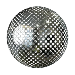 Perforated Metal - 45° Staggered