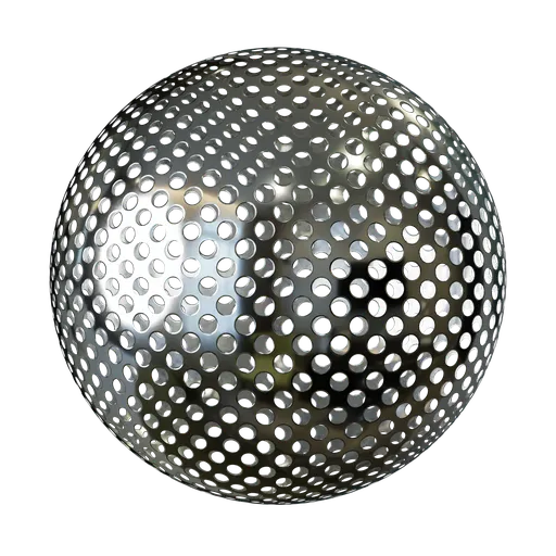 Perforated Metal - 45° Staggered