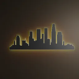 LED City Wall Decoration Picture Frame