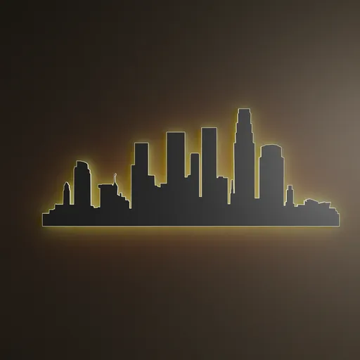 LED City Wall Decoration Picture Frame