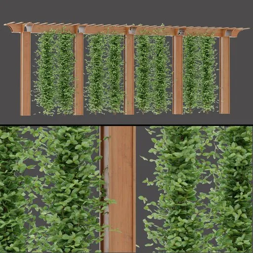 Leafy Trellis Row