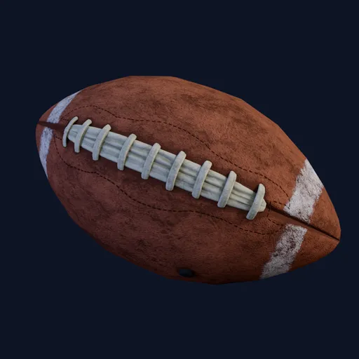 Rugby ball Dirty