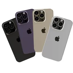 Detailed 3D model of smartphones in 4 colors, ready for close-up renders, available for Blender 3D projects.