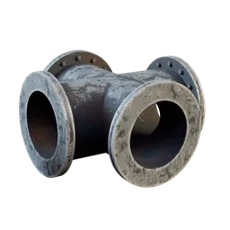 Pipe 4Way Joint
