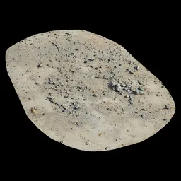 Scan Broken small rock