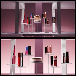 lipsticks animation mockup