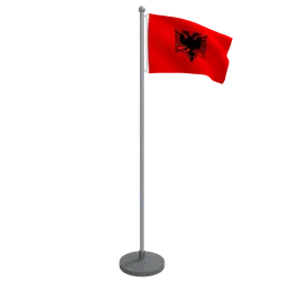 Animated Flag of Albania