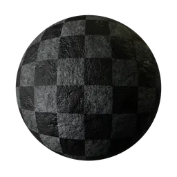 Concrete chess floor