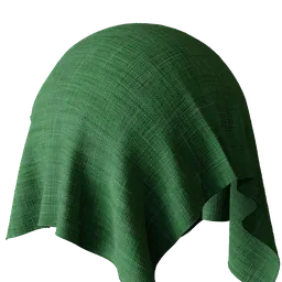 Dark Green Linen