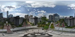 Urban City Highsky bluesky