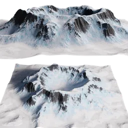 Snow Crater Mountains