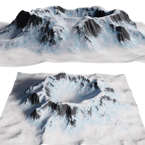 Snow Crater Mountains