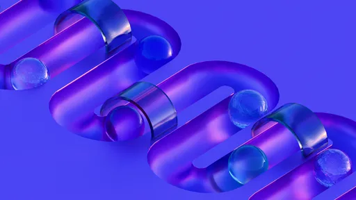 Abstract Isometric Neon Marble Run
