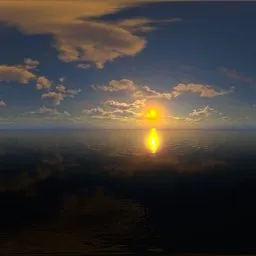 The beautiful sunlight of sunset