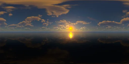 The beautiful sunlight of sunset