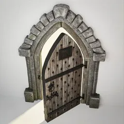 Medieval Gothic Door 24
