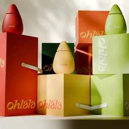 Colorful Packaging and Mockup