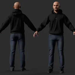 Modern Urban Male Character