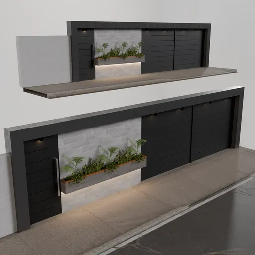 Modern Garage Facade