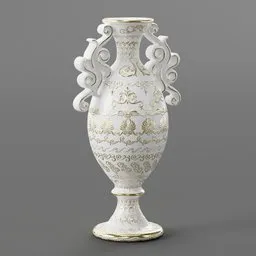 Baroque style vase