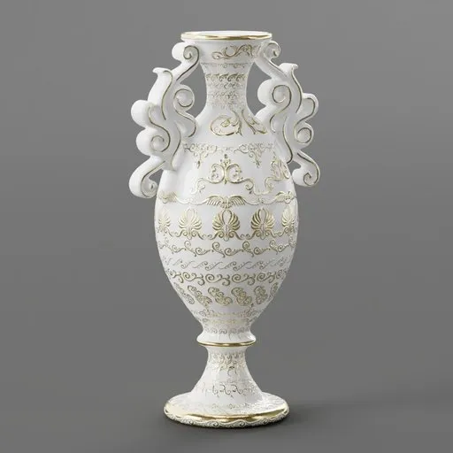 Baroque style vase