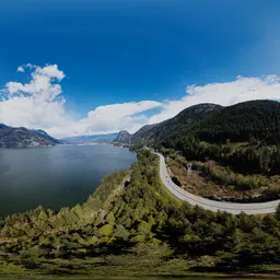 Aerial Canadian Landscape