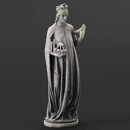 statue of Empress Cunigunde of Luxembourg