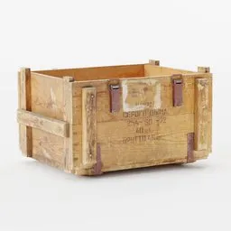 Military Wooden Crate