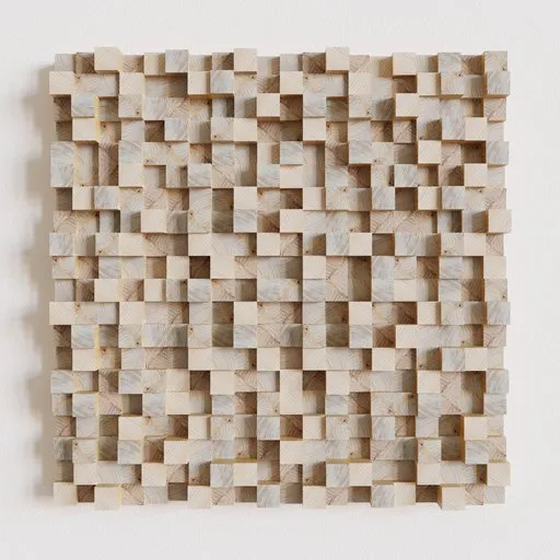 Wooden Wall Panel 100x100 cm