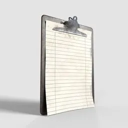 Vintage Hooked Clipboard