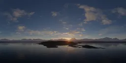 Aerial Landscape Lake Mountains
