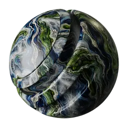 Indigo Forest Platinum Marble